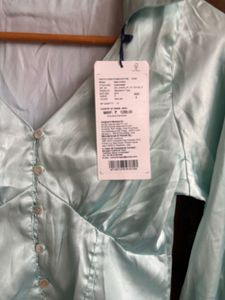 Elegant Satin Crop Top