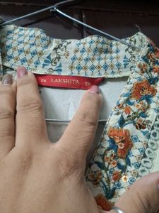 Floral Print Ethnic Dress
