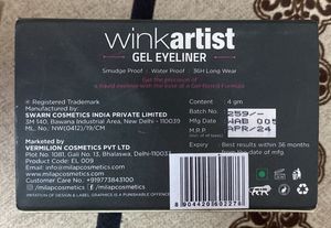 MILAP COSMETICS Gel Eyeliner