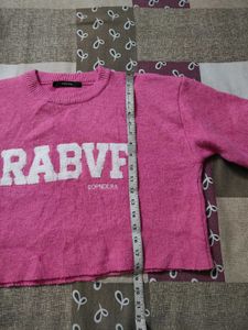 oversized crop sweatshirt