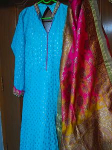 Beautiful Blue Ethnic Gown