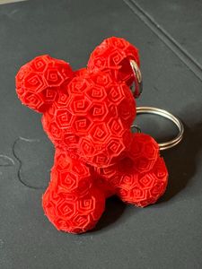 Red Mickey Mouse Keychain