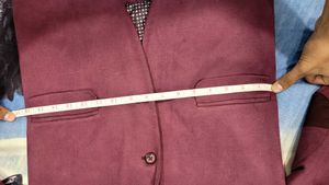 Burgundy Velvet Blazer - Stylish &amp; Unique