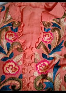 Peach Designer Suit