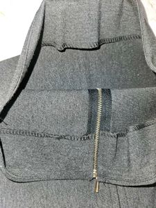 Grey Pencil Skirt