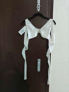 nwt wrap around White Bikini top