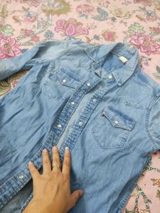 Classic Blue Denim Shirt dress