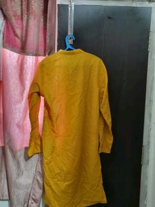 Embellished Yellow Kurta