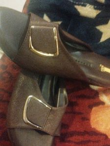 Designer Women Sandal/slipper Brown Color