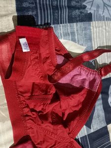Comfortable Red Bra