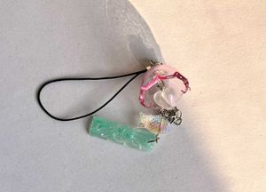 Japanese Jellyfish Charm - pink