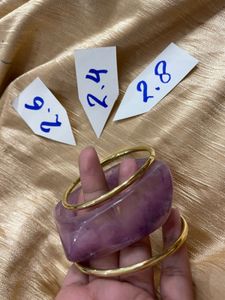 Free Ring with Resin Bangle Set