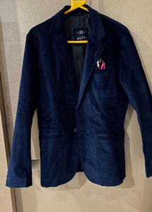 Men's Navy Corduroy Blazer