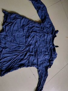 Embroidered Blue Kurta
