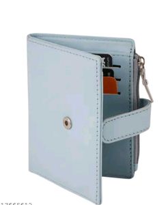 Stylish Light Blue Bifold Wallet