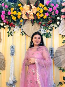 Pink flair suit