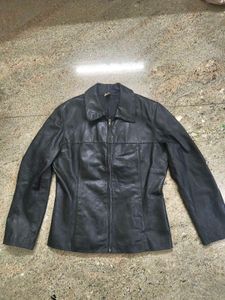Classic Black Pig Hide Leather Jacket