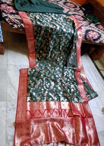 jalkatan green saree