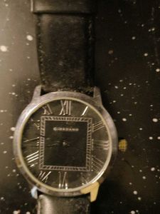Giordano - Classic Black Leather Watch