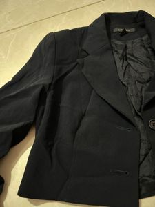 Black Cropped Blazer