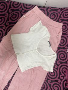 White Crop Top