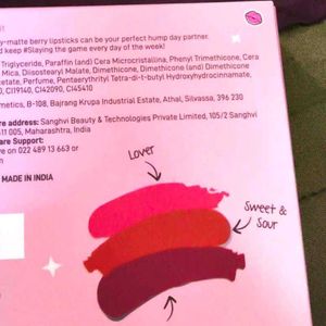 MyGlamm POPxo Makeup - Mini Lip Kit - berry Amor