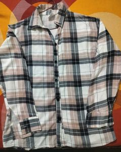 multicolored check shirt