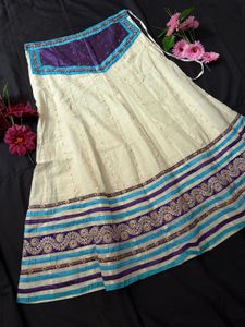 Boho Embroidered Ethnic Skirt