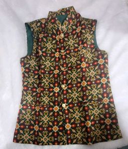 Ethnic Print Jacket