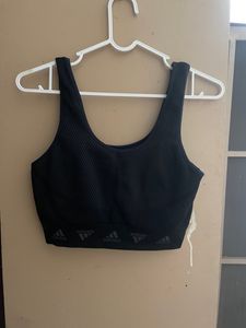 Adidas Black Coloured Sports Bra Small Size