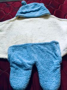 New Cozy Blue Baby swadle