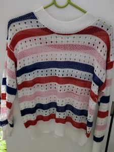 Striped Knit Sweater