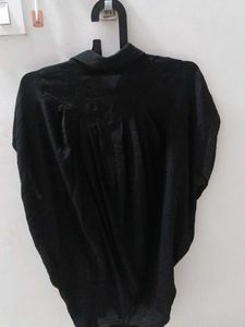 Chic Black Oversized Shirt