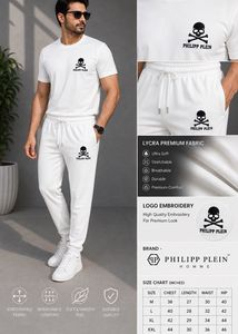 Philipp Plein Homme Black Tracksuit Set