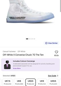 *100% Authentic* Converse X Off-White