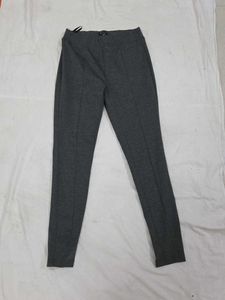 Van Heusan Grey Stretchable Leggings Pants(Gym)