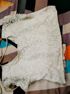 Elegant White Lace Blouse