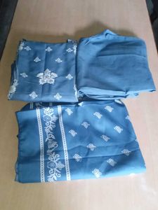 Beautiful Blue Embroidered Kurta