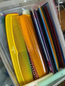 Assorted Colorful Hair Combs