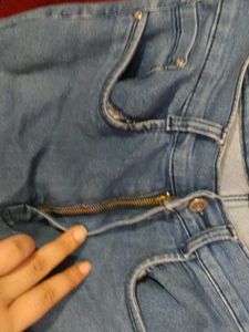Bell Bottom Blue Denim Jeans