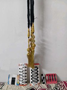 Punjabi Parandi & Hair Clips Set