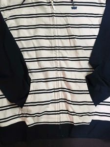 Striped Levi's Zip-Up Hoodie