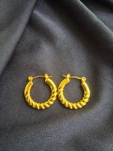 Anti Tarnish Hoop Earrings