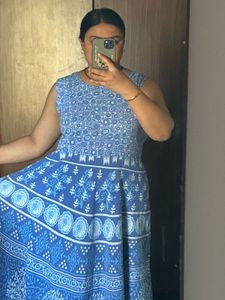 Blue Patterned Sundress