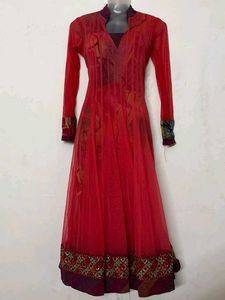 Pinterest long Stunning Red Ethnic Gown
