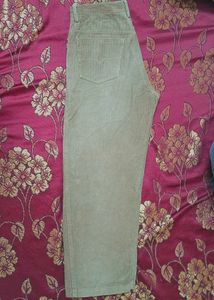unisex cargo half baggy jean