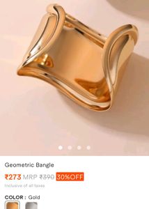 Gold Statement Cuff Bracelet