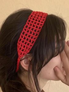 Handmade Red Crochet headband