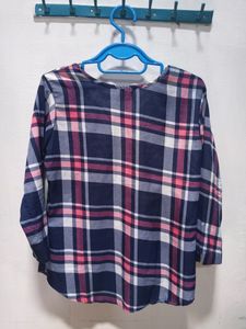 Darzi Checkered Top