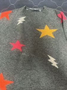 Grey Star &amp; Lightning Bolt Sweater